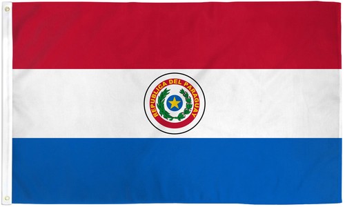 Bandiera paraguay 3x5ft - bandiera,